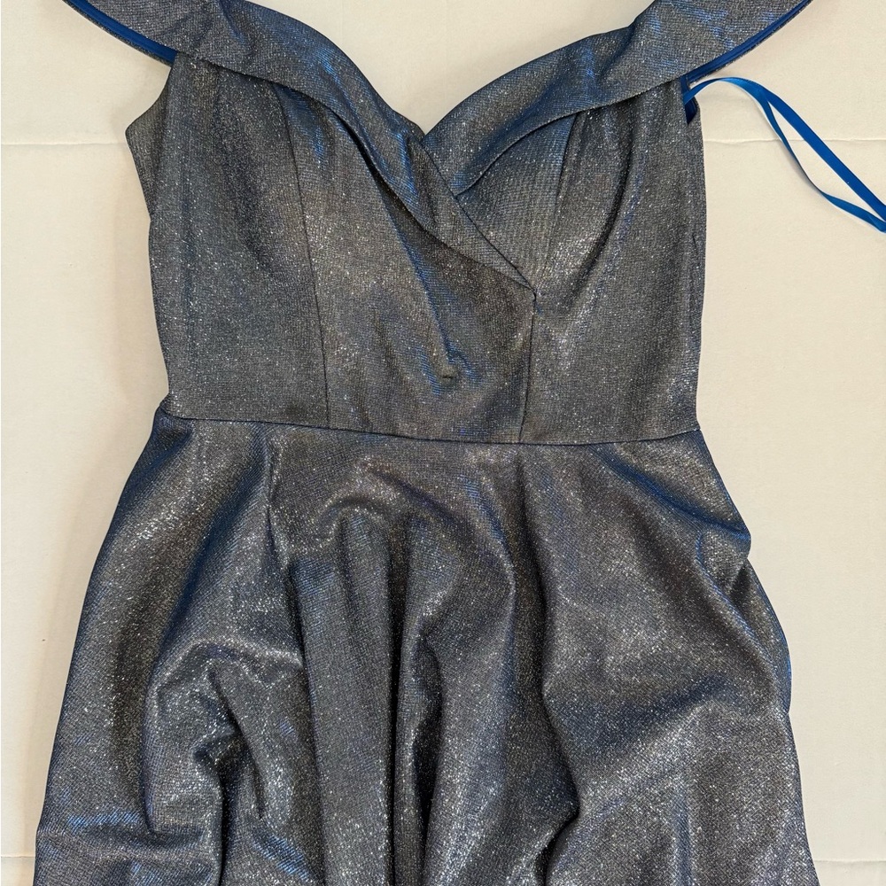 Shimmery Blue Dress